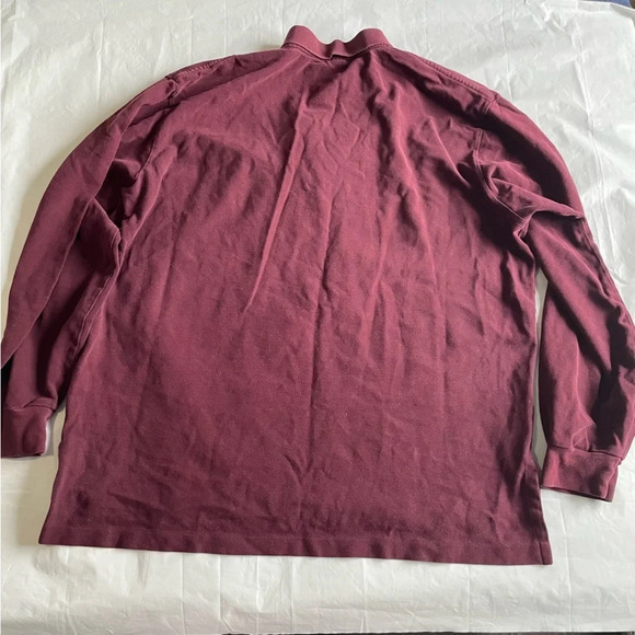 🏇Vintage  Burgundy Ralph Lauren Polo! Men’s Size XL🏇 - Picture 6 of 11